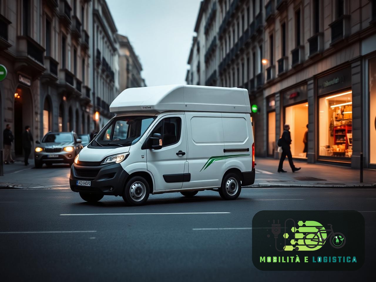 Furgone elettrico per consegne urbane